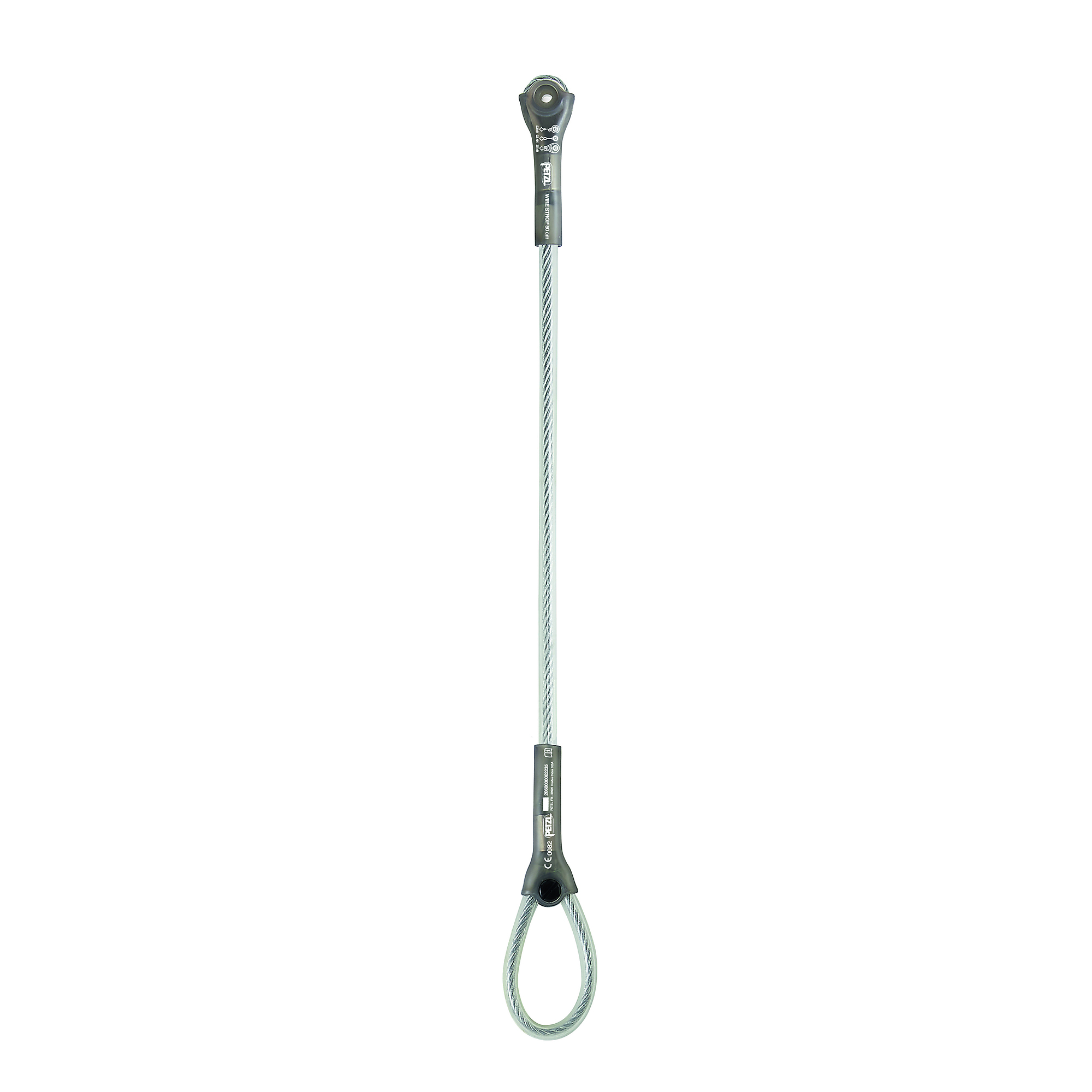 Petzl, WIRE STROP 50cm galv steel anchor strap NFPA ANSI, Weight Capacity 5170.61 lb, Model# G200AA00